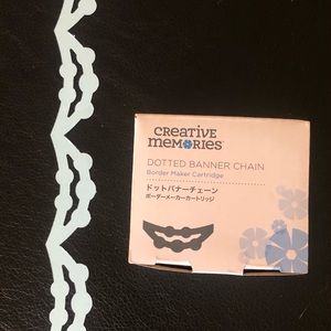 Creative Memories Dotted Banner  Border Maker Cartridge Punch BMC - Brand New